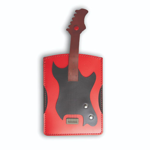 Picture of GUITAR ELECTRIC LEATHER PASSPORT HOLDER